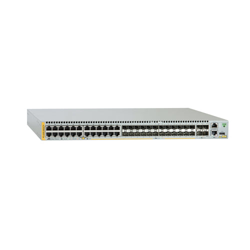 AT-X930-28GSTX-10 Allied Telesis x930 Series 24 x Ports 1000Base-T + 24 x Ports SFP + 4 x Ports SFP+ Rack-mountable Layer 3 Managed Stackable Gigabit Ethernet Network Switch