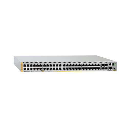 AT-X930-52GPX-50 Allied Telesis x930 Series 48 x Ports 1000Base-T PoE+ + 4 x Ports SFP+ Rack-mountable Layer 3 Managed Stackable Gigabit Ethernet Network Switch
