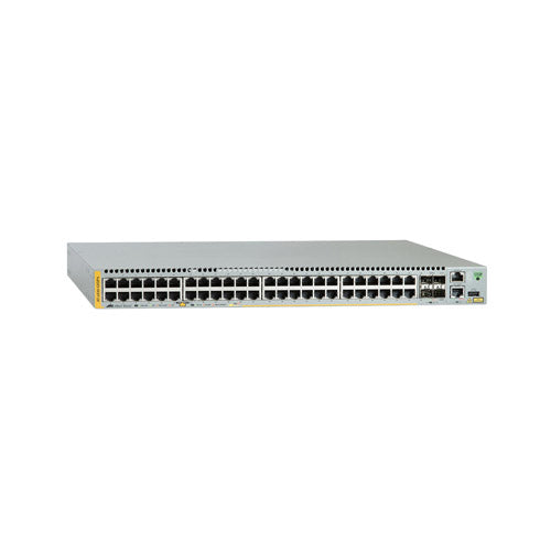 AT-X930-52GPX-B91 Allied Telesis x930 AT-X930-52GPX 48 x Ports PoE+ 10/100/1000Base-T + 4 x Ports SFP+ Layer 3 Managed Rack-Mountable Stackable Gigabit Ethernet Network Switch