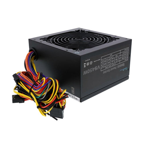 ATX-VS450W Apevia 450-Watts 115-230V AC 10A 50-60Hz 24-Pin ATX Modular Power Supply