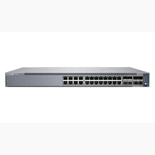 B-EX4100-24T-EDU Juniper EX4100 Series EX4100-24T 24 x Ports 10/100/1000Base-T + 4 x 10GbE Uplink Ports + 4 x 25GbE Stacking/Uplink Ports Layer 3 Managed 1U Rack-mountable Gigabit Ethernet Network Switch
