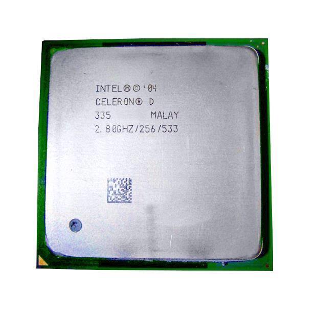 B80546RE072256 Intel Celeron D 335 2.80GHz 533MHz FSB 256KB L2 Cache Socket PPGA478 Desktop Processor