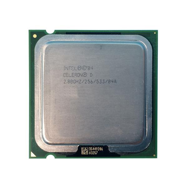 B80547RE072256 Intel Celeron D 335J 2.80GHz 533MHz FSB 256KB L2 Cache Socket LGA775 Desktop Processor