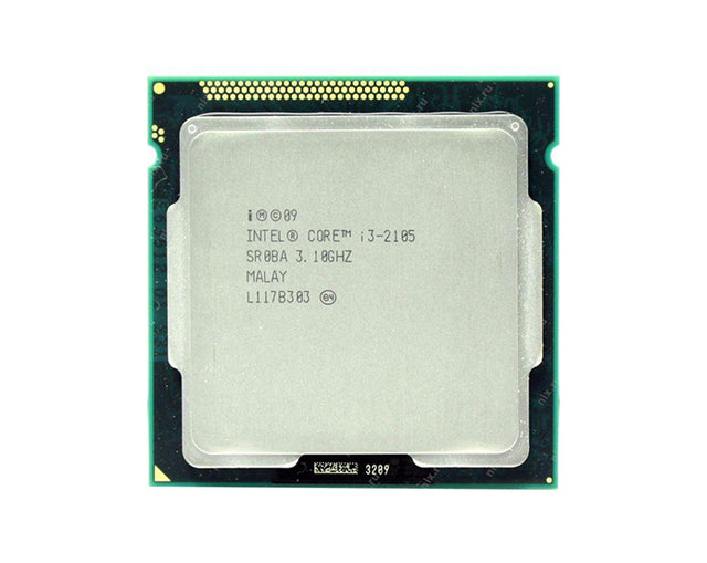 BX80623I32105 - Intel Core i3-2105 Dual Core 3.10GHz 5.00GT/s DMI 3MB L3 Cache Socket FCLGA1155 Desktop Processor