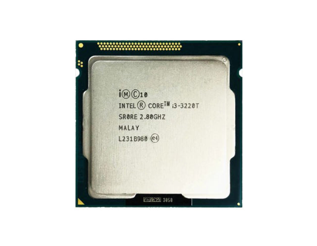 BX80637I33220T - Intel Core i3-3220T Dual Core 2.80GHz 5.00GT/s DMI 3MB L3 Cache Socket FCLGA1155 Desktop Processor
