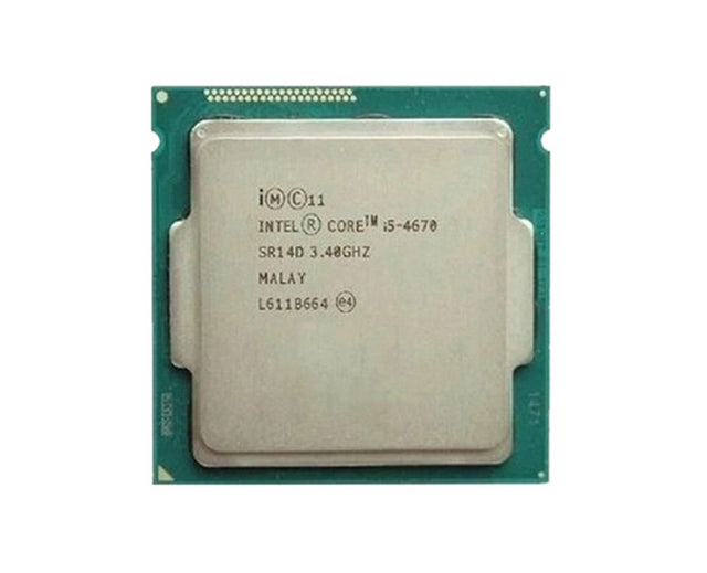 BXC80646I54670 - Intel Core i5-4670 Quad Core 3.40GHz 5.00GT/s DMI2 6MB L3 Cache Socket FCLGA1150 Desktop Processor