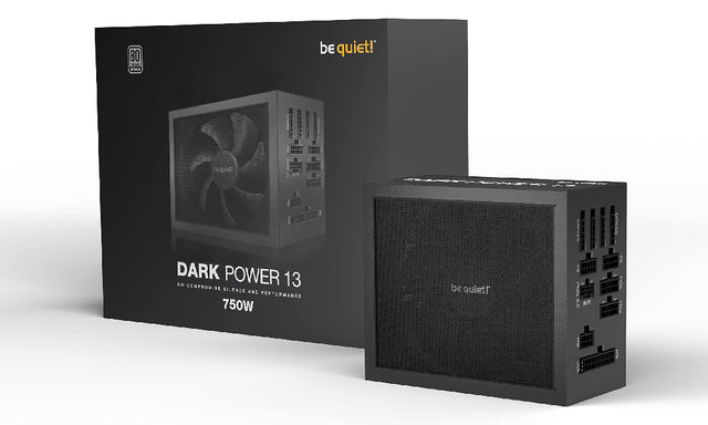 BN659 be quiet 750-Watts 100-240V AC 24-Pin ATX 80-Plus Titanium Modular Power Supply