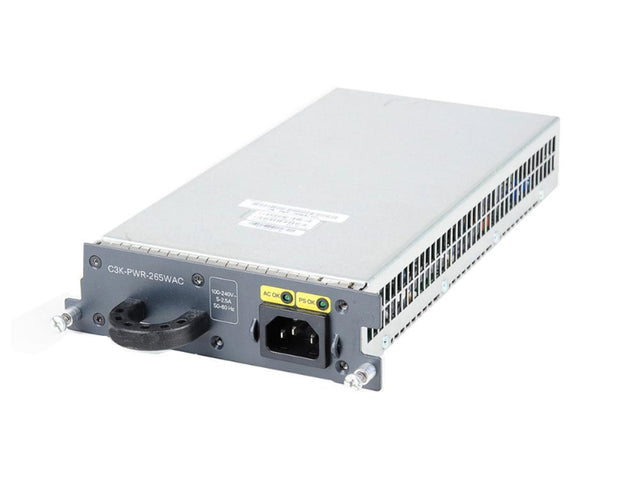 C3K-PWR-265WAC= - Cisco 265-Watts 100-240V AC 5-2.5A 50-60Hz Power Supply for Catalyst 3750