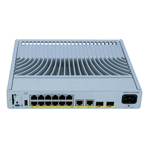 C9200CX-12P-2X2G-A Cisco Catalyst 9200CX 12-Ports 1G, 2x 10G, 2x 1G PoE+ Network Ethernet Switch