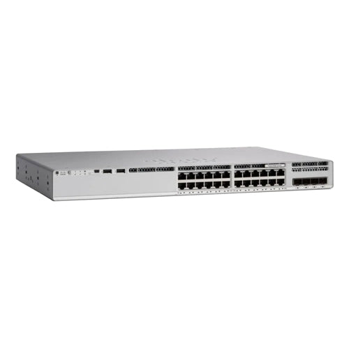 C9200L-24P-4X-A Cisco Catalyst 9200L Series C9200L-24P 24 x Ports PoE+ 10/100/1000Base-T + 4 x SFP+ Ports Layer 3 Managed Gigabit Ethernet Network Switch