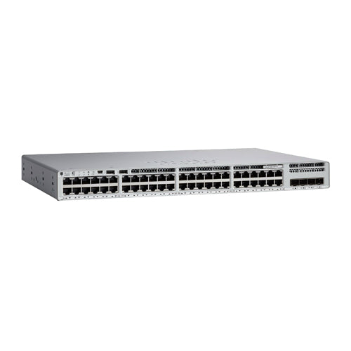 C9200L-48P-4X-E Cisco Catalyst 9200 48 x Ports 10/100/1000Base-T + 4 x SFP+ Ports Layer 3 Managed Gigabit Ethernet Network Switch