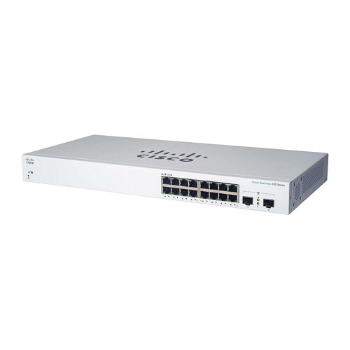 CBS220-8P-E-2G-NA Cisco Business 220 CBS220-16P-2G 8 x Ports PoE 10/100/1000Base-T + 2 x SFP Ports Layer 2 Managed Gigabit Ethernet Network Switch