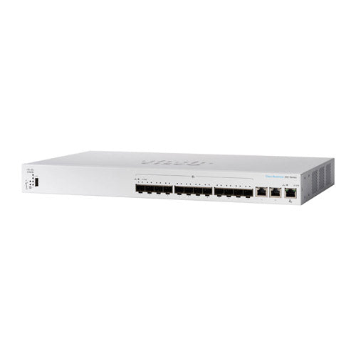 CBS350-12XS-NA Cisco Business 350 Series CBS350-12XS 12 x SFP+ Ports 10GBase-X + 2 x Copper SFP+ Combo Ports Layer 3 Managed Rack-mountable Gigabit Ethernet Network Switch
