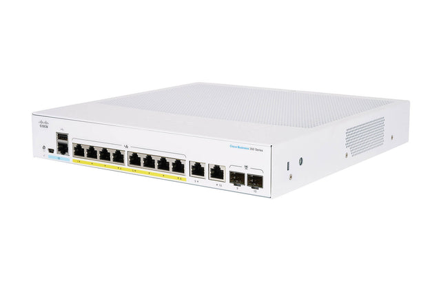 CBS350-8FP-E-2G-NA - Cisco Business 350 8P PoE+ RJ-45 2P Combo L3 Switch