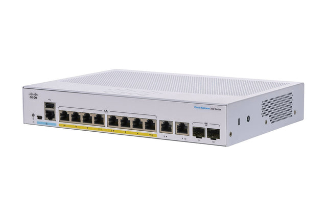 CBS350-8P-2G-UK - Cisco Business 350 8P PoE+ RJ-45 2P Combo L3 Switch