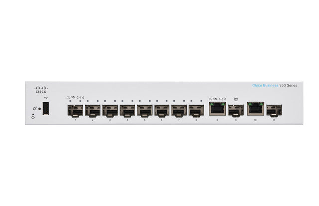 CBS350-8S-E-2G-NA - Cisco Business 350 Series 8P SFP 2P Combo L3 Switch