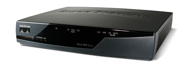 CISCO878-K9/NOAC Cisco 878 4-Port LAN 10/100Base-TX (RJ-45) 1 x WAN Integrated Service Router (Refurbished)