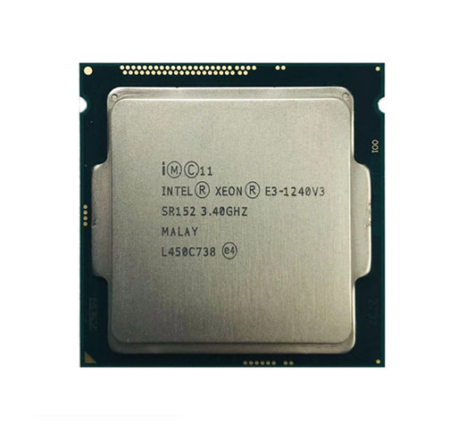 CM8064601467102 - Intel Xeon Quad Core E3-1240V3 3.4GHz 1MB L2 Cache 8MB L3 Cache 5GT/s DMI Socket FCLGA-1150 22NM 80W Processor
