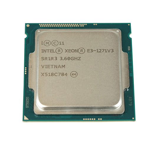 CM8064601575330 - Intel Xeon Quad Core E3-1271V3 3.6GHz 8MB SMART Cache 5GT/s DMI2 Socket FCLGA-1150 22NM 80W Processor