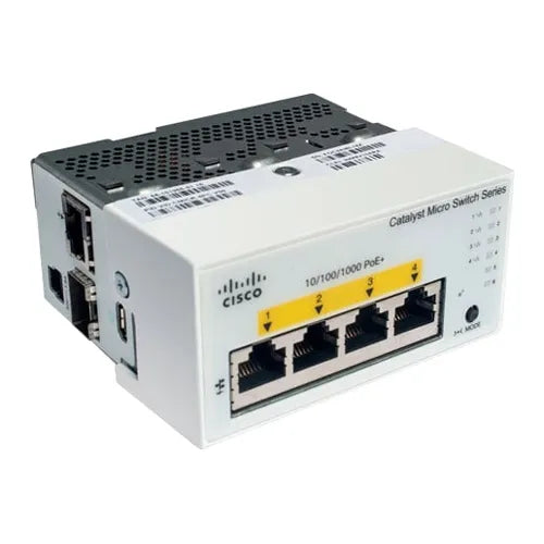 CMICR-4PT= Cisco Catalyst Micro 4 x Ports PoE+ 1G Desktop Ethernet Network Switch