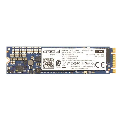 CT525MX300SSD4 Crucial MX300 525GB Triple-Level Cell SATA 6Gb/s M.2 2280 Solid State Drive