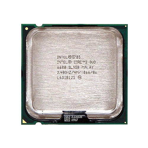 BX805576600 Intel Core 2 Duo E6600 Dual-Core 2.40GHz 1066MHz FSB 4MB L2 Cache Socket LGA775 Processor