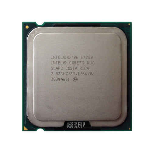 F007F Dell 2.53GHz 1066MHz FSB 3MB L2 Cache Socket LGA775 Intel Core 2 Duo E7200 Dual-Core Processor