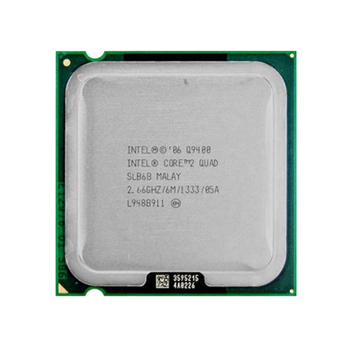 BX80580Q9400 Intel Core 2 Quad Q9400 Quad-Core 2.66GHz 1333MHz FSB 6MB L2 Cache Socket LGA775 Processor