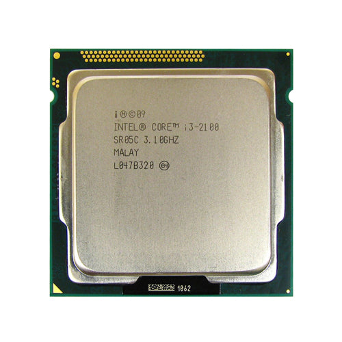 BX80623I32100 Intel Core i3-2100 Dual-Core 3.10GHz 5.00GT/s DMI 3MB L3 Cache Socket LGA1155 Processor