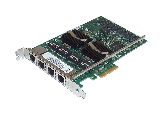 D45774-007 Intel PRO/1000 PT Quad-Ports RJ-45 1Gbps 10Base-T/100Base-TX/1000Base-T Gigabit Ethernet PCI Express x4 Low Profile Server Network Adapter