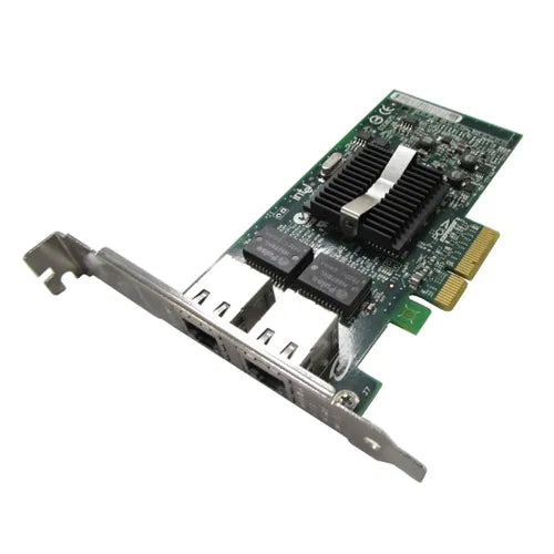 D50868-007 Intel PRO/1000 PT 2-Ports 1Gb/s 1000Base-T PCI Express x4 Gigabit Ethernet Server Network Adapter Card