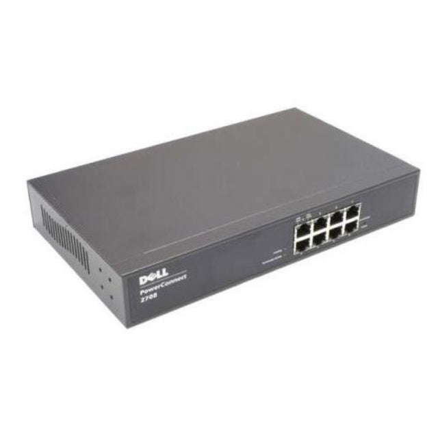 PowerConnect 2708 8-Ports 10/100/1000Base-T Layer 3 Managed Gigabit Ethernet Network Switch