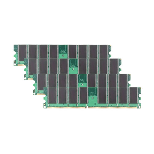 A6967AR HP 1GB Kit (4x256MB) DDR-266MHz PC2100 Non-ECC Unbuffered UDIMM CL2.5 2Rx8 2.5V 184-Pin Memory