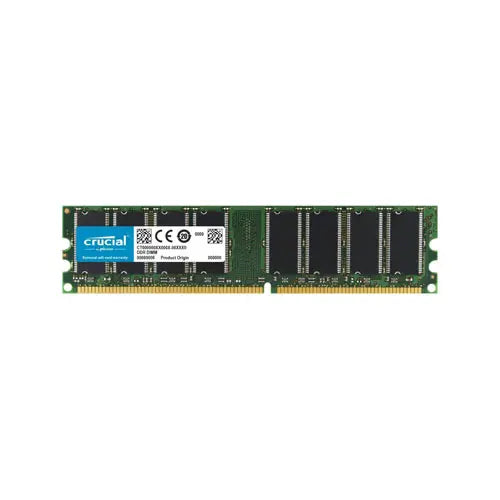 CT6472Z265 - Crucial 512MB DDR-266MHz PC2100 ECC Unbuffered CL2.5 184-Pin DIMM Memory Module