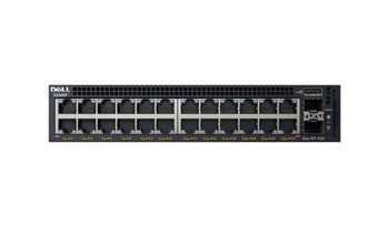 Dell - DN_X1026P_1.2 - X1026P Ethernet Switch - 24 Ports - Manageable - Gigabit Ethernet - 10/100/1000Base-TX 1000Base-X - 2 Layer Supported - 2 SFP Slot