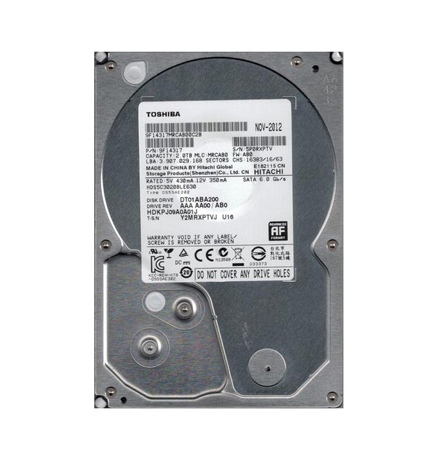 2TB 5700RPM SATA 6Gb/s 32MB Cache 3.5-Inch Hard Drive