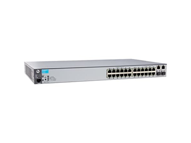 HP ProCurve E2620 Series 24 x Ports 10/100Base-TX PPoE+ + 2 x Ports SFP 1U Rack-mountable Layer 3 Managed Network Switch