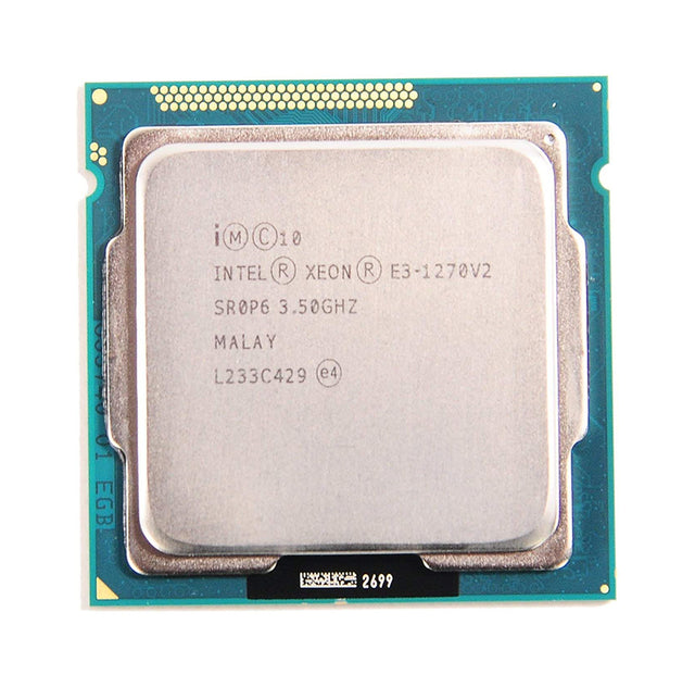 E3-1270V2 - Intel Xeon E3-1270 V2 Quad Core 3.50GHz 5.00GT/s DMI 8MB Smart Cache Socket FCLGA1155 Processor