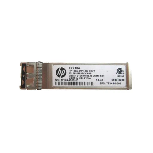 E7Y10-63002 HP 16Gb/s 16GBase-SW Multi-Mode Fibre 850nm 300m Fibre Channel LC Connector SFP+ Transceiver Module
