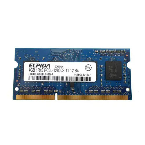 EBJ40UG8EFU0-GN-F - Elpida 4GB DDR3-1600MHz PC3-12800 Non-ECC Unbuffered CL11 204-Pin SODIMM 1.35V Single Rank Memory
