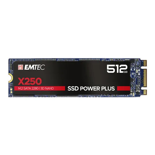 ECSSD512GX250 Emtec Power Plus X250 512GB SATA 6Gb/s M.2 2280 Solid State Drive