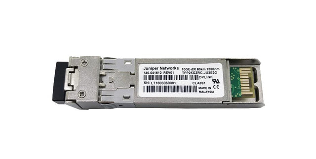 EX-SFP-10GE-ZR - Juniper 10Gbps 10GBase-ZR Single-mode Fiber 80km 1550nm Duplex LC Connector SFP+ Transceiver Module