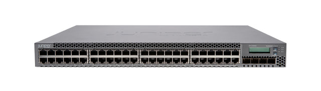 EX3300-48T - Juniper EX3300 Series EX3300-48T 48 x RJ-45 Ports 10/100/1000Base-T Layer3 Managed 1U Rack-mountable Stackable Gigabit Ethernet Network Switch