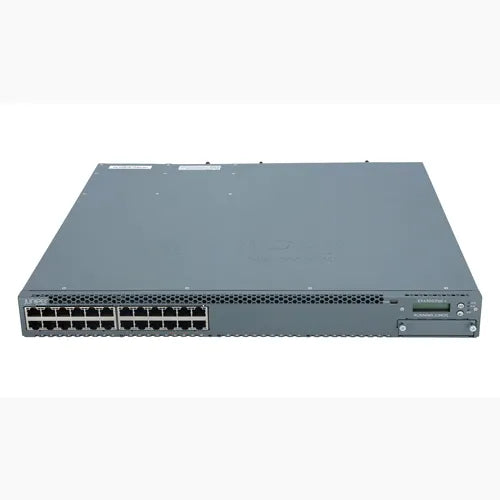 EX4300-24P-TAA Juniper EX4300 Series 24 x Ports PoE 10/100/1000Base-T + 4 x QSFP+ Ports Layer 3 Managed 1U Rack-mountable Gigabit Ethernet Network Switch