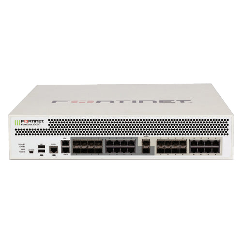 FG-1000D-BDL-874-36 Fortinet FortiGate 1000D 16 x Ports GE RJ-45 + 16 x Ports SFP + 2 x Ports 10GE SFP+ Slots 2U Managed Network Security/Firewall Appliance with 3Y 8X5 FC