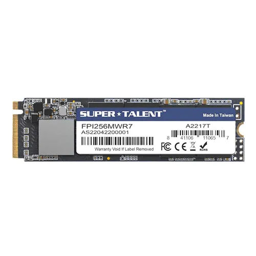 FPI256MWR7 Super Talent EX6 Series 256GB PCI Express NVMe 3.0 x4 M.2 2280 Solid State Drive