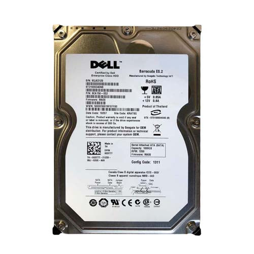 G377T Dell 1TB 7200RPM SATA 3Gb/s Hot-Pluggable 3.5-Inch Hard Drive with Tray for PowerEdge Servers