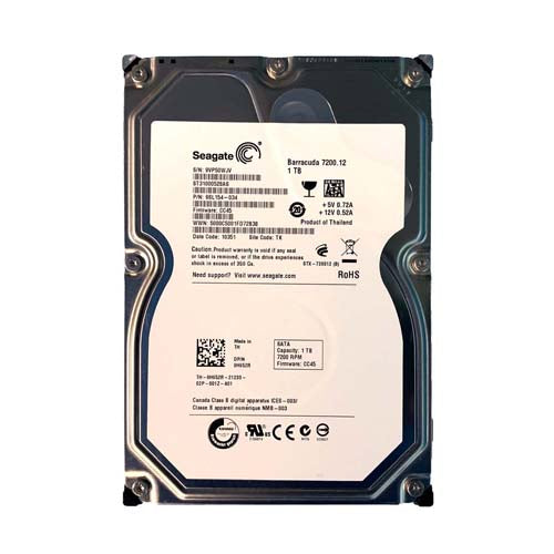 H652R Dell 1TB 7200RPM SATA 3Gb/s Hot-Pluggable 3.5-Inch Hard Drive with Tray for PowerEdge Servers