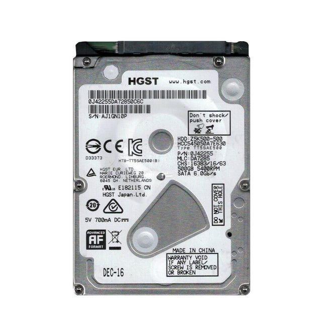 500GB 5400RPM SATA 6Gb/s 32MB Cache 8GB NAND Flash 2.5-Inch Hybrid Hard Drive