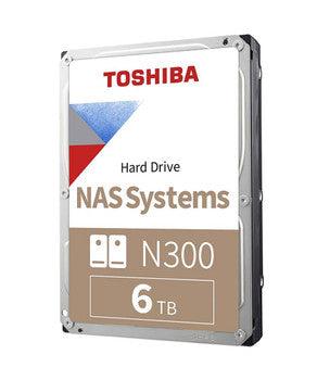 Toshiba - HDWG160XZSTA - N300 6TB 7200RPM SATA 6Gbps 256MB Cache 3.5-inch Internal Hard Drive